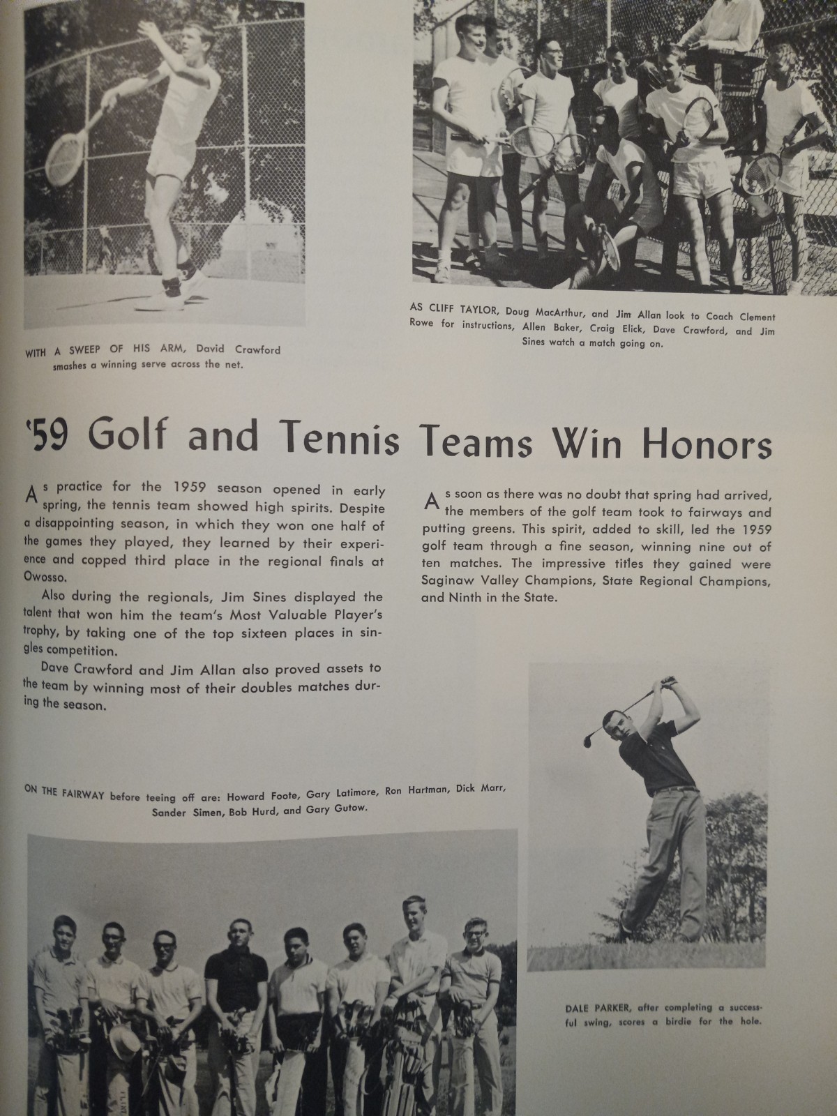 1960 Flint Central High School Yearbook Prospectus Michigan MI