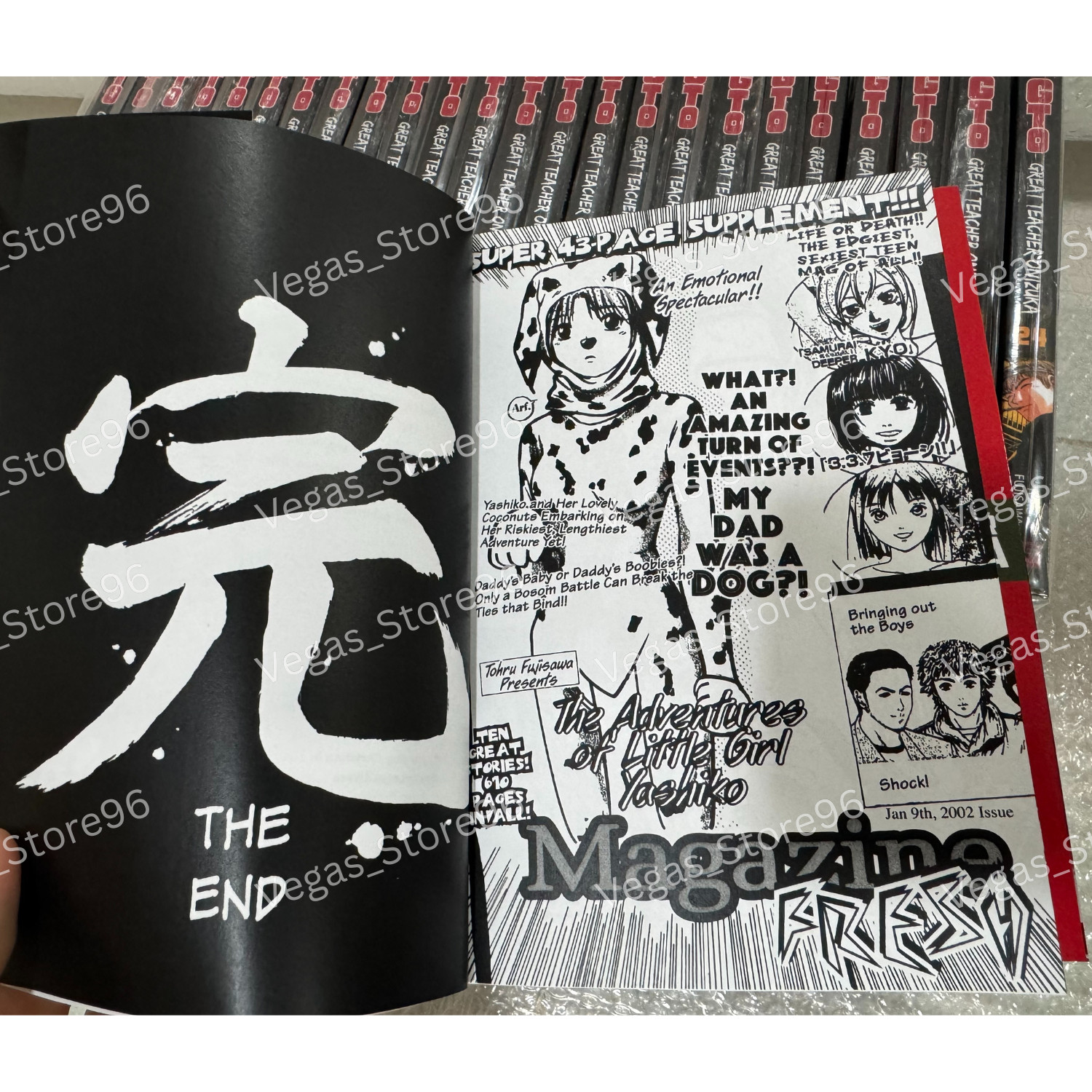 GTO Great Teacher Onizuka Manga Volume 1-25 Complete Set English Version Comic