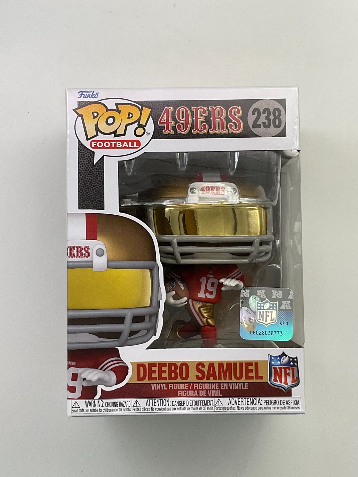 Funko Pop! NFL: Deebo Samuel #238 San Francisco 49ers Vinyl Figure C4