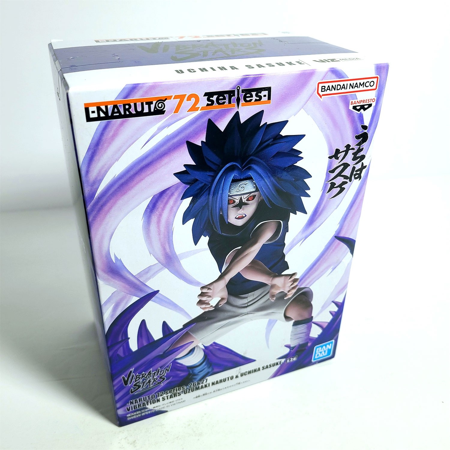 Naruto 72 Series Vibration Stars Sasuke Uchiha Ver B Banpresto Figure New Sealed