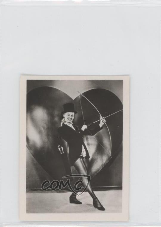 1950s Greiling-Sammelbilder Filmstars der Welt Series C Tobacco Betty Grable 0f3