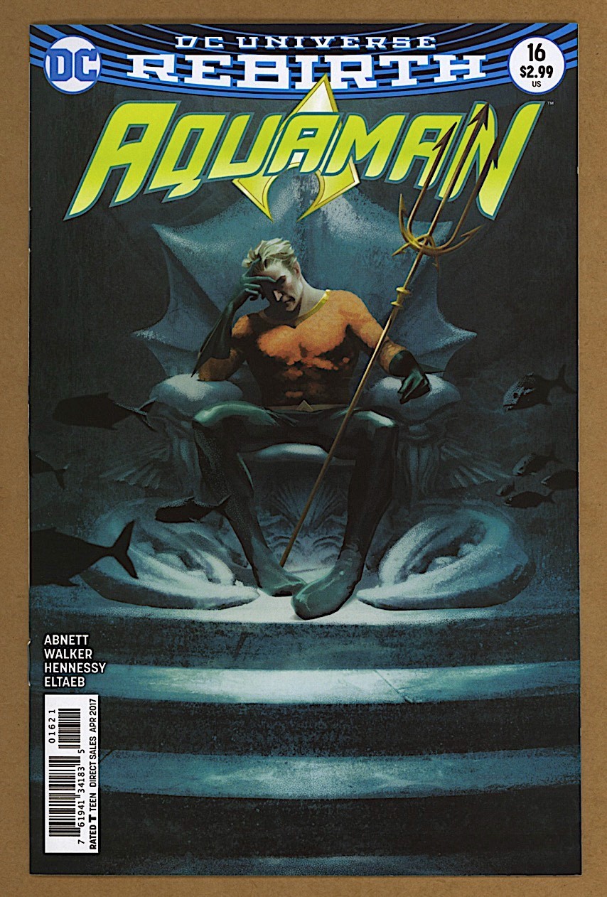 Aquaman #16 NM+ DC 2017 Joshua Middleton 1st Warhead