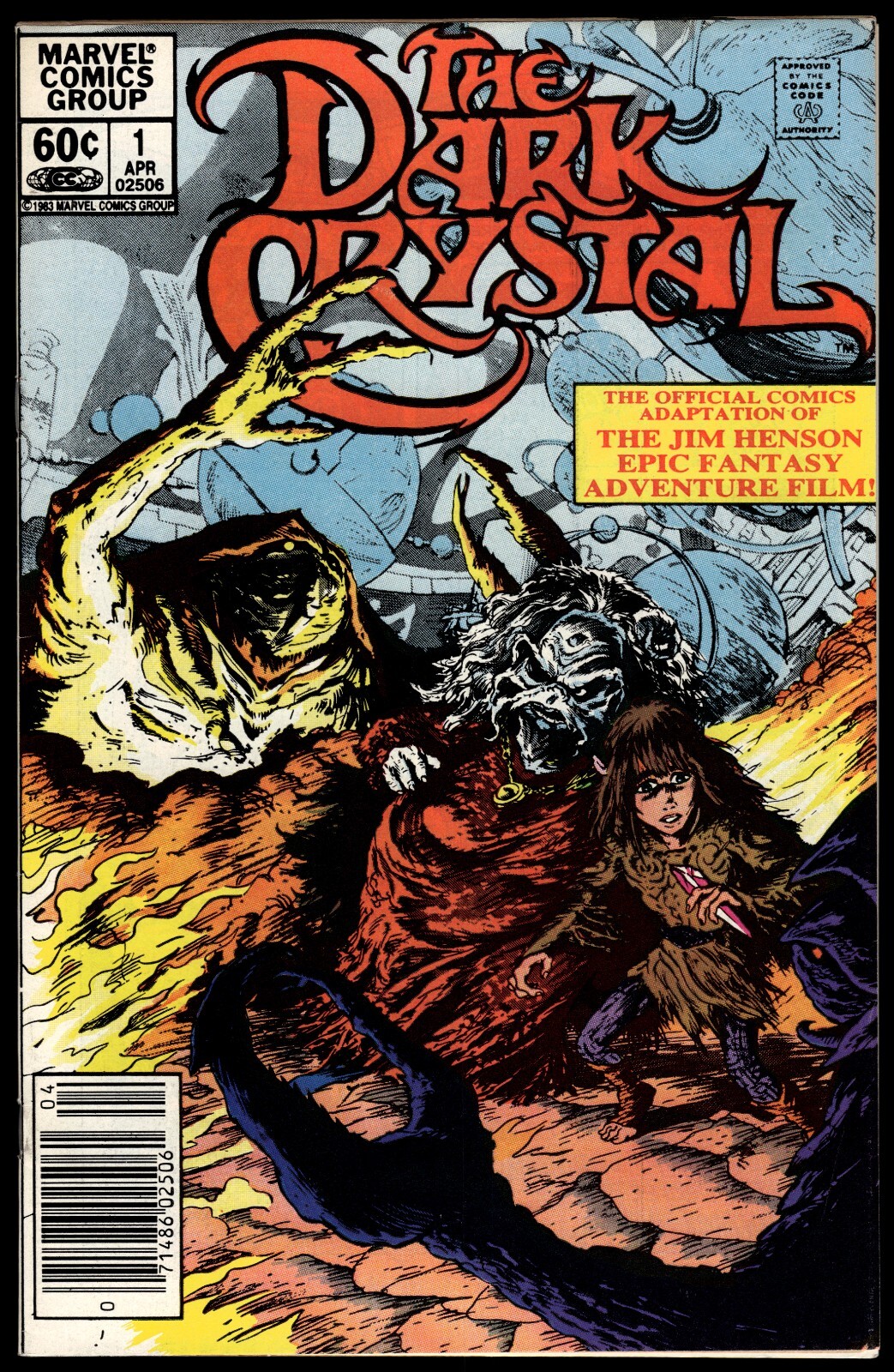 DARK CRYSTAL #1 BRONZE AGE HIGHER GRADE NEWSSTAND 80’S JIM HENSON ADVENTURE FILM