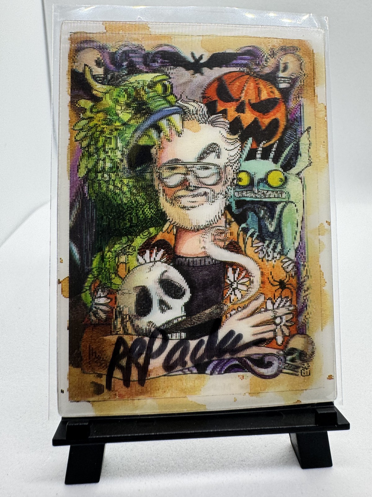 RRParks 14th Annual Halloween 3D Lenticular Art Card 2024 Stoinich