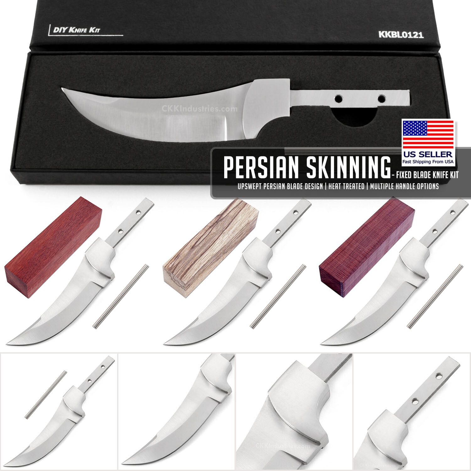 Persian Skinner – DIY Knife Making Kit – USA Design