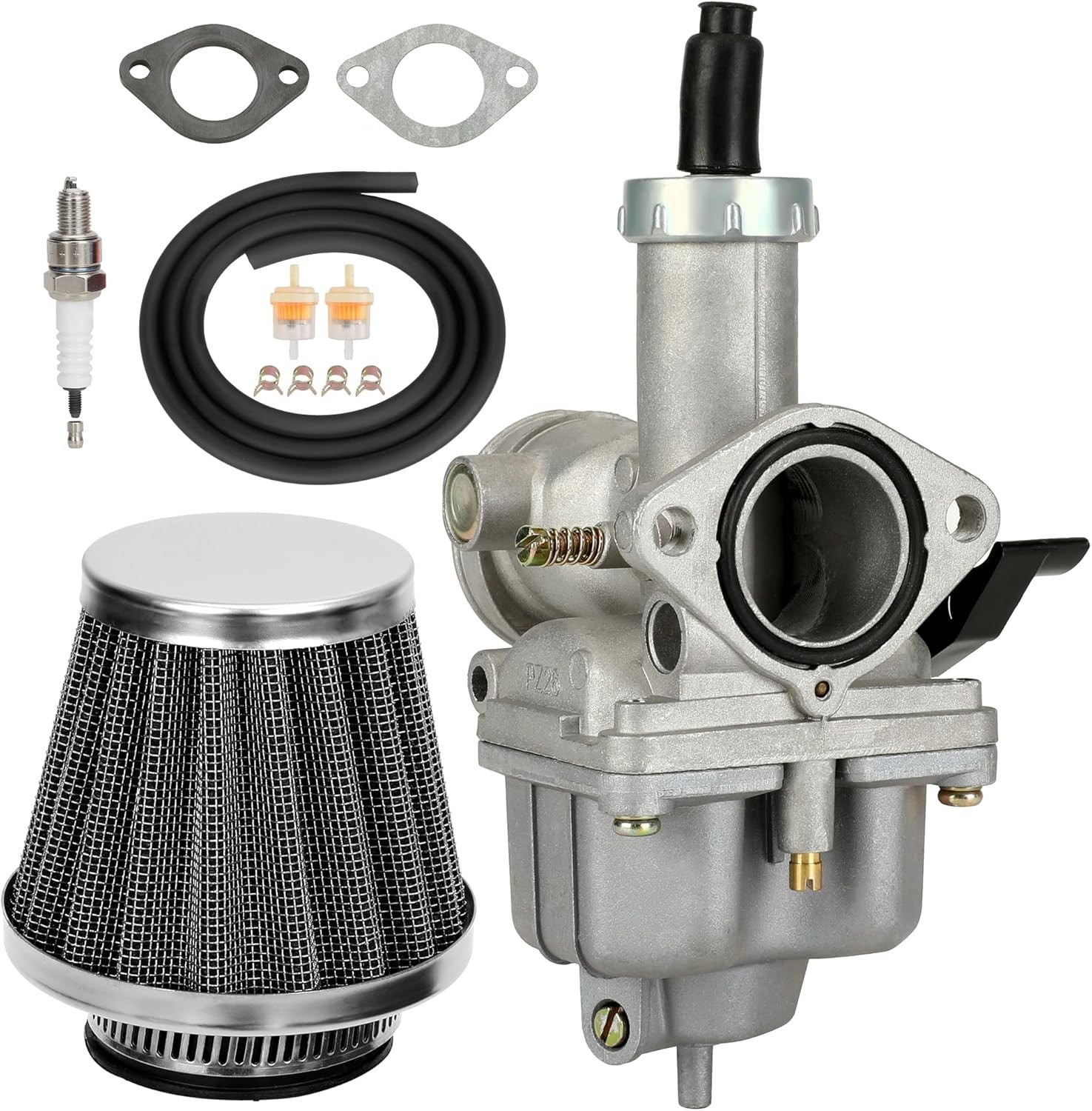 PZ26 Carburetor Carb Kit Replacement for CG 125cc 150cc 250cc XR100 CB125 Tao…