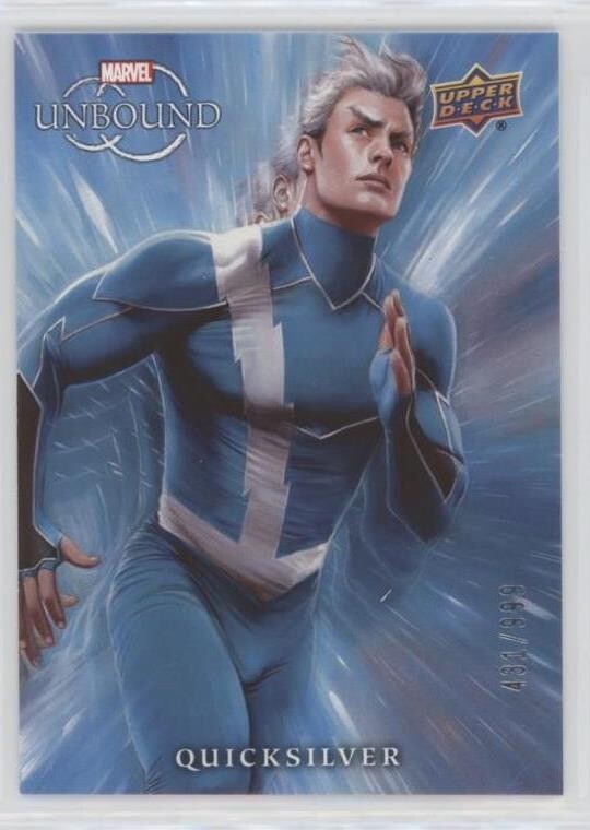 2022 Upper Deck Marvel Unbound Week #55 Quicksilver IN HAND /999 Fred Ian LeRoy