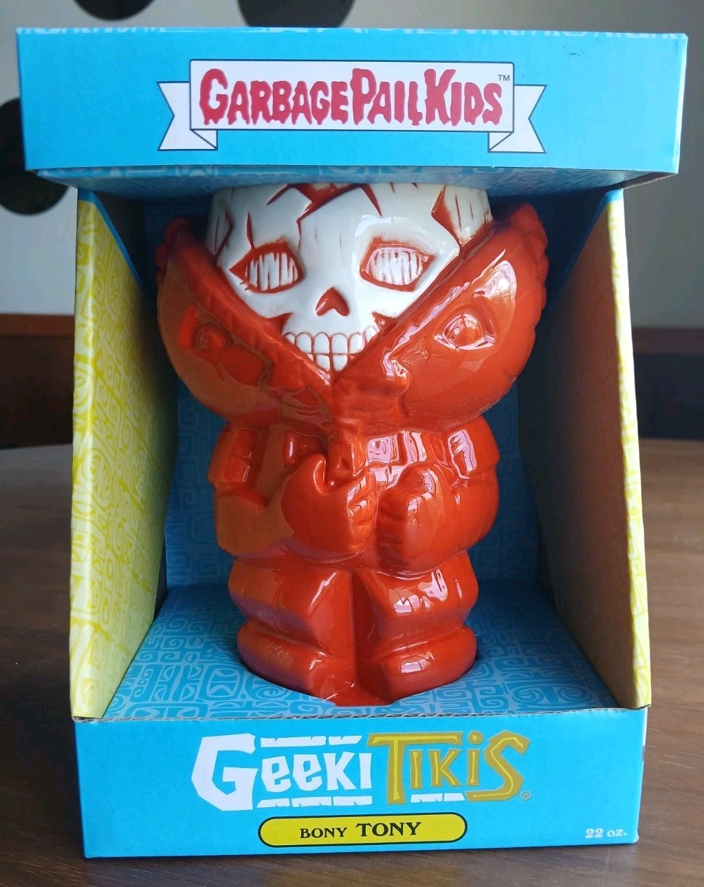 GPK Geeki Tikis Bony Tony Mug Series 1 Tiki Cup 22oz Garbage Pail Kids 80s RARE