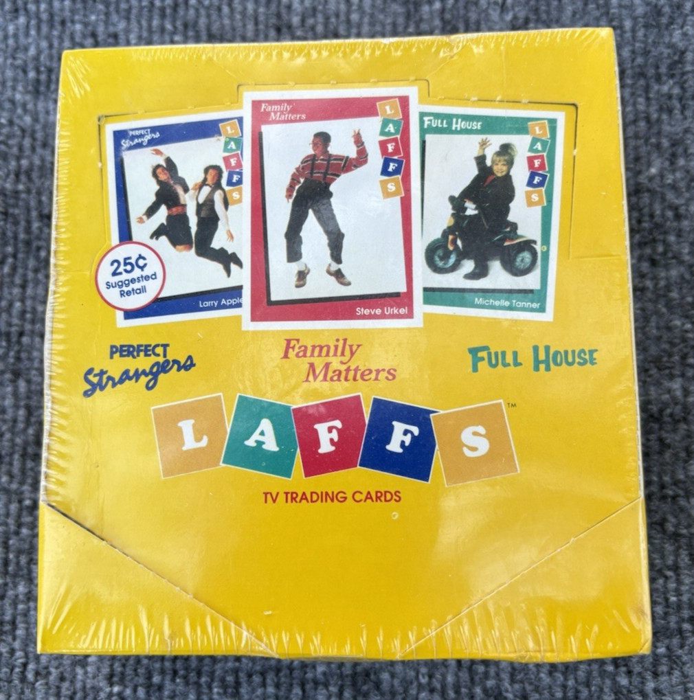 Laffs 1991 TV Trading Card Perfect Strangers Family Matters Full House ~Sealed~