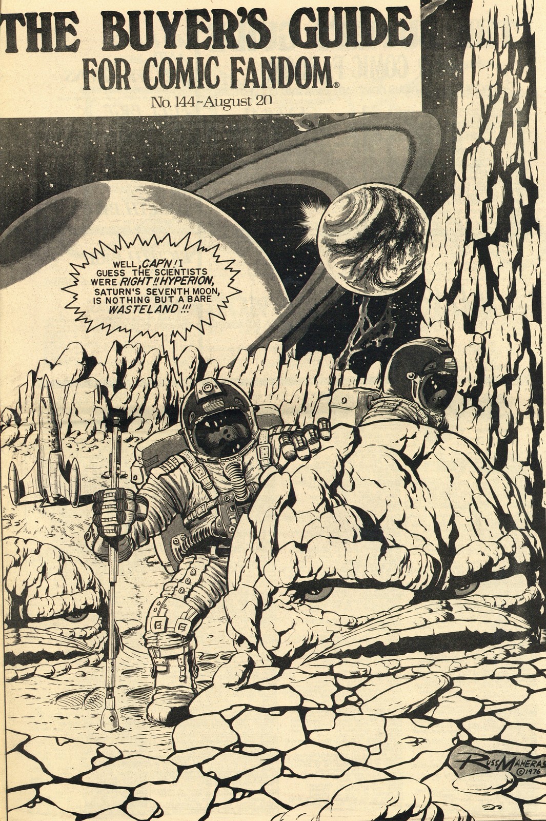 Comics Buyer’s Guide #144 FN- 5.5 1976