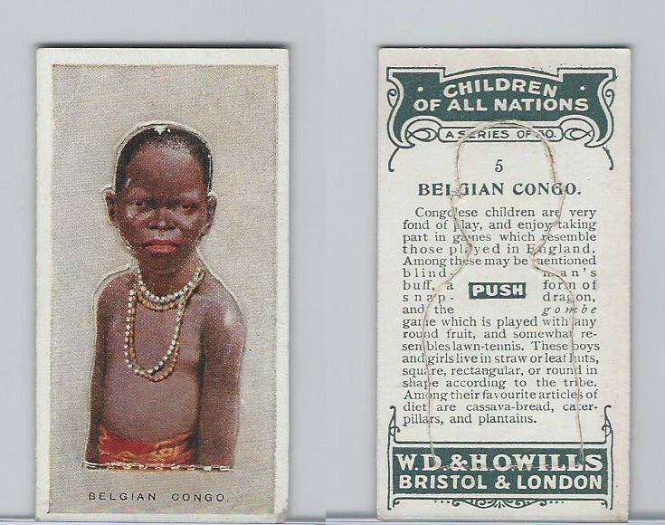 W62-441 Wills, Children of all Nations, 1925, #5 Belgian Congo