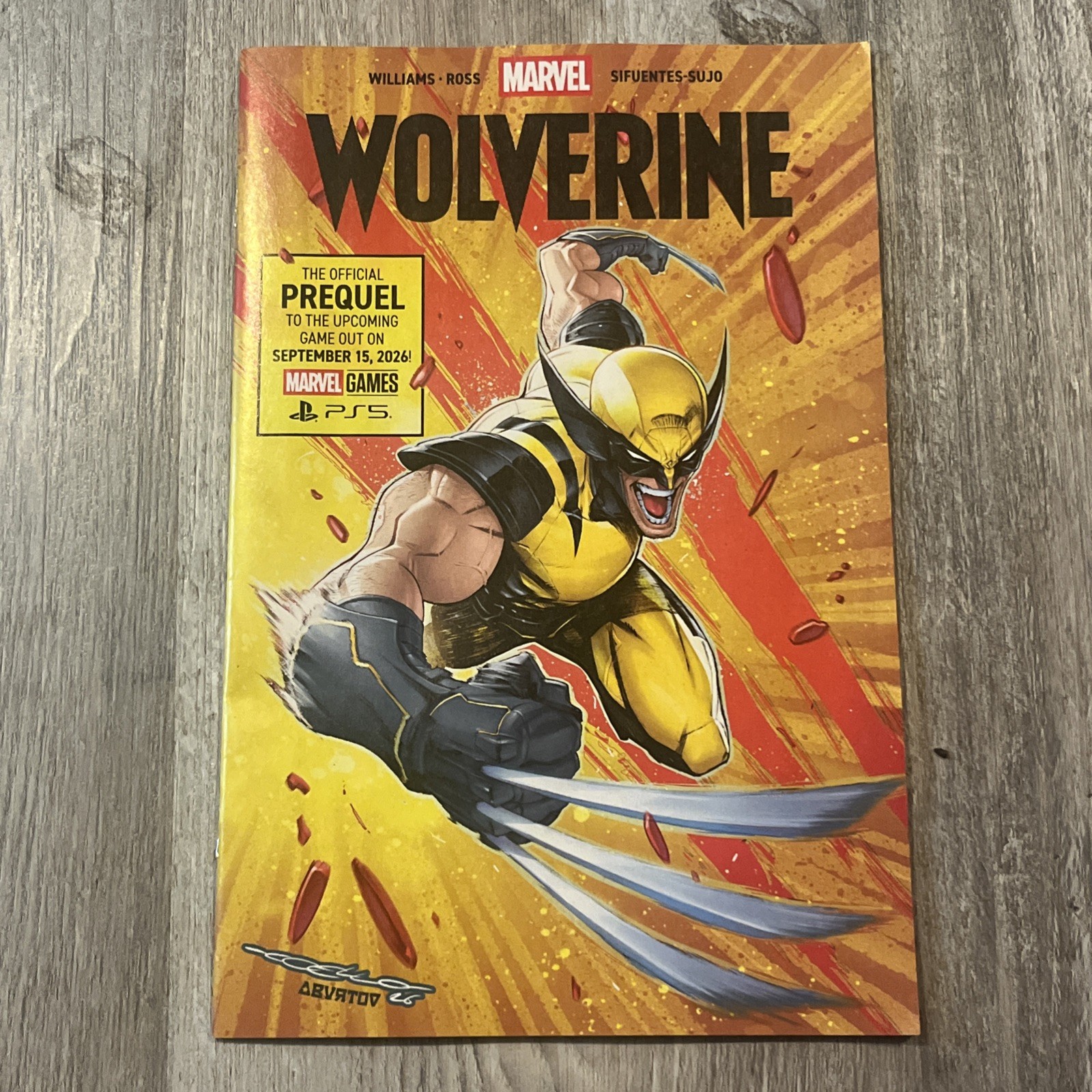 SDCC 2026 Exclusive Marvel Wolverine Prequel Comic Playstation PS5 Ross Coello