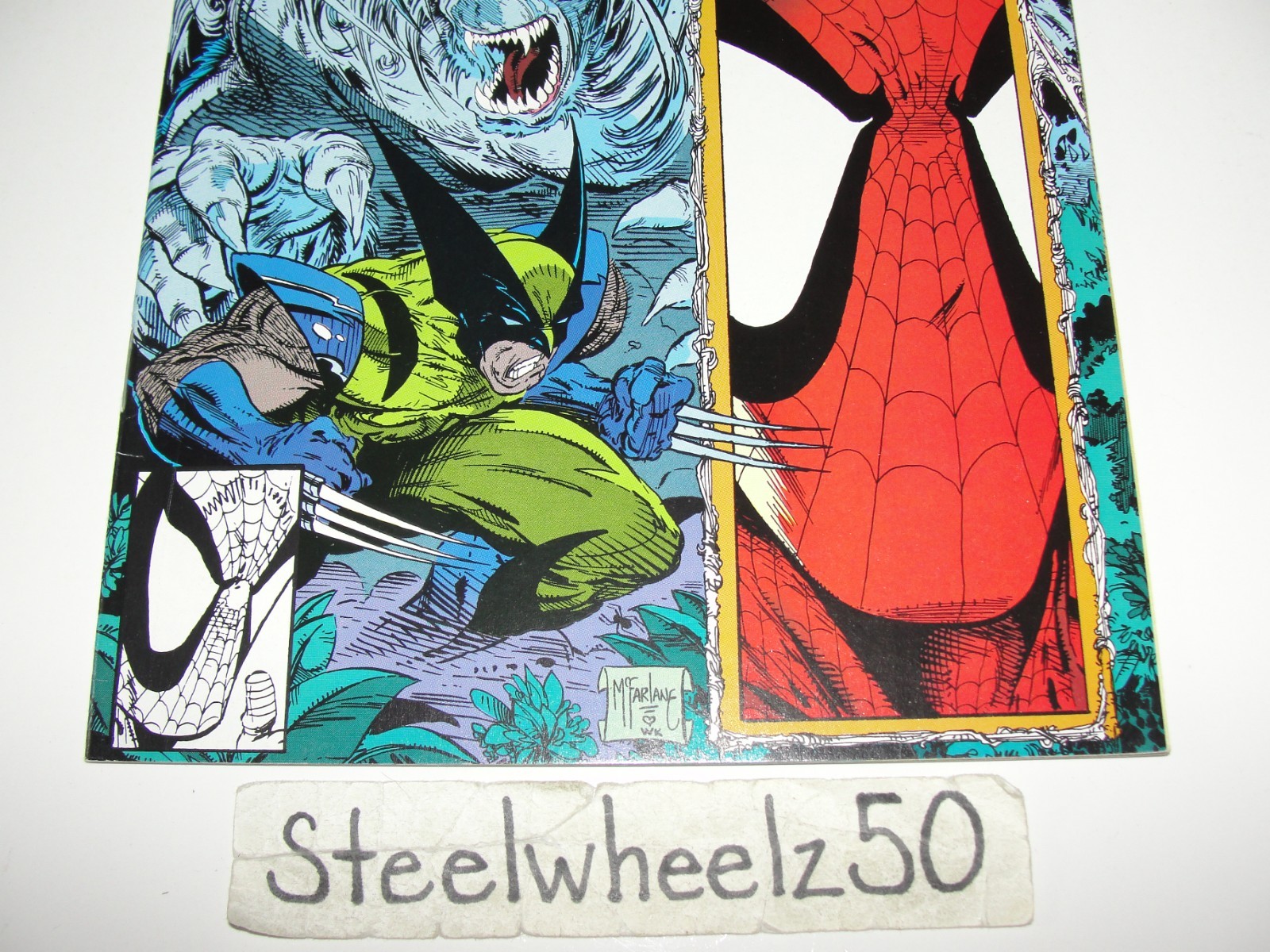 Spiderman #11 Direct Comic Marvel 1991 Wolverine Wendigo Todd McFarlane 1st RARE