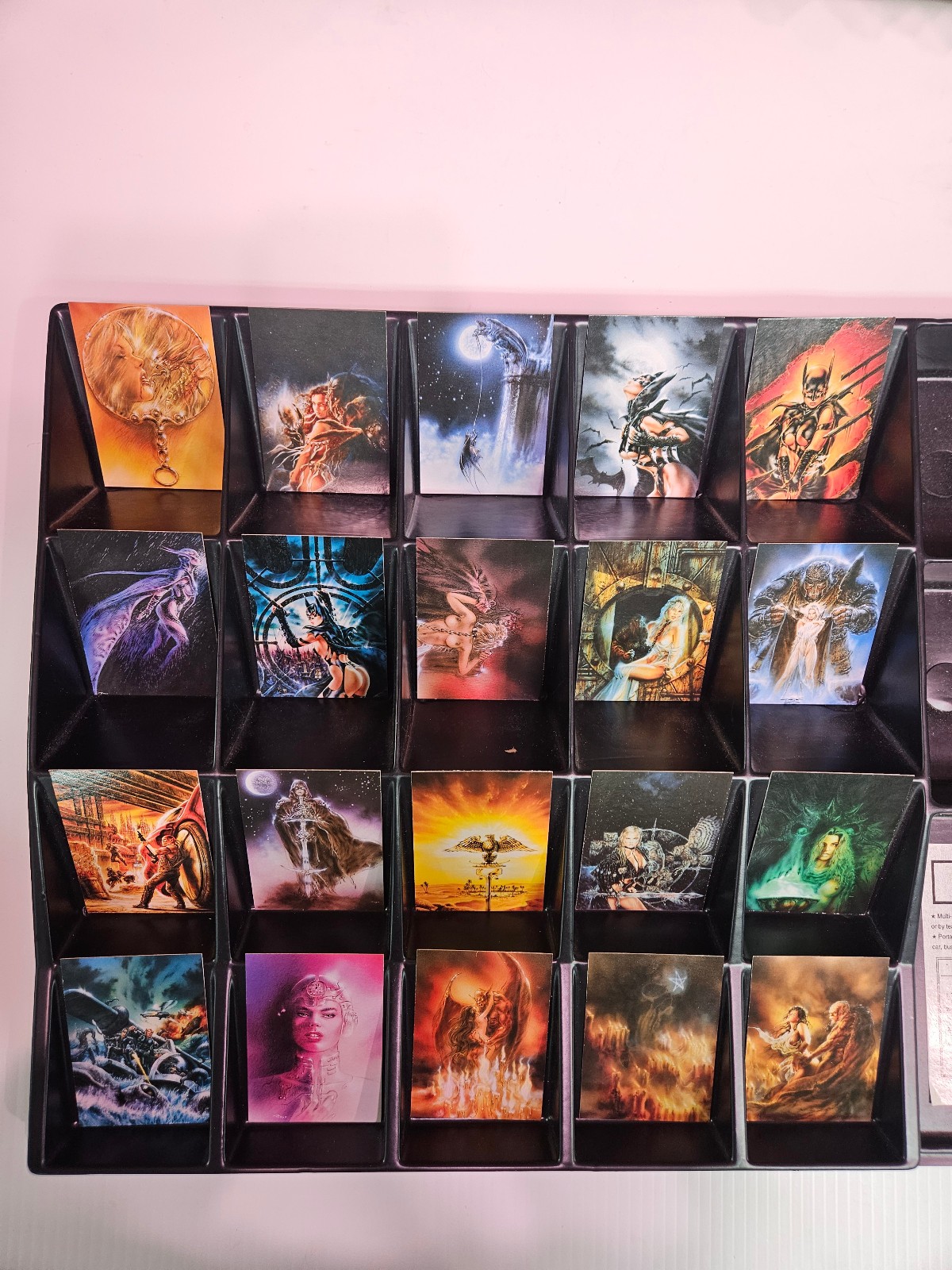 LUIS ROYO SECRET DESIRES COMPLETE BASE SET OF 72 + 6 UNCUT PROMO CARDS SET
