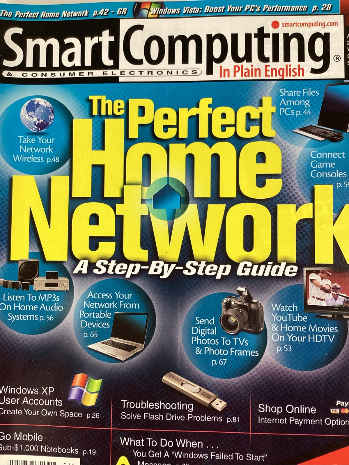 Technology Magazine Smart Computing 2008 Microsoft Home Network Apple PayPal