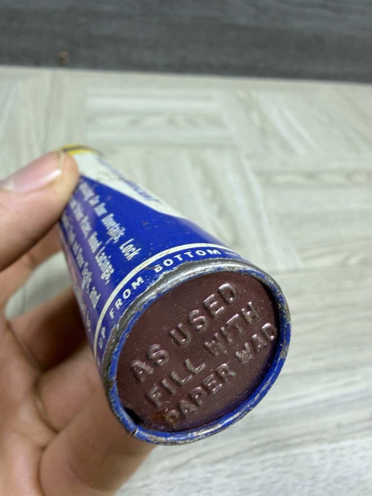 AGS door ease stainless stick lubricant vintage metal tube