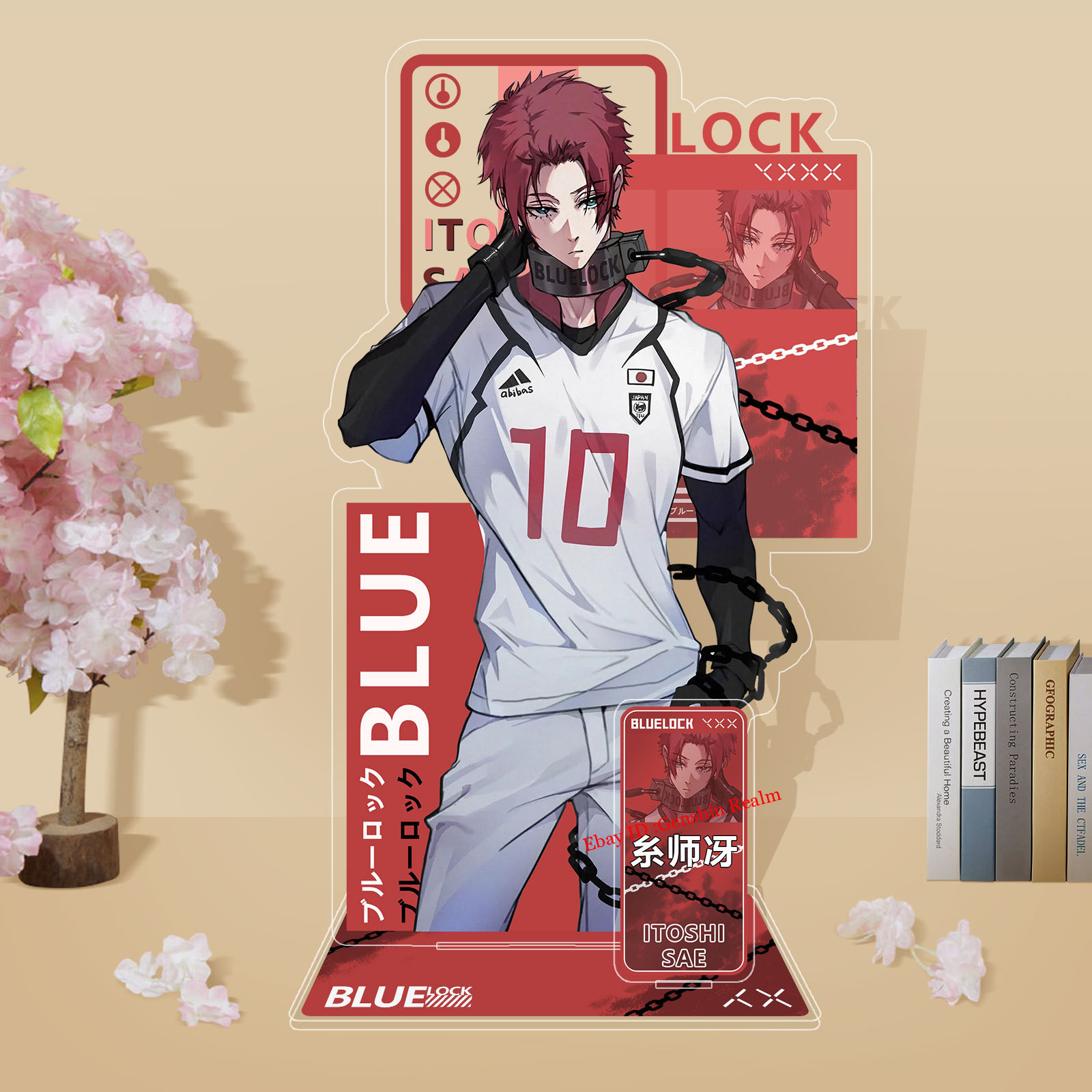 Anime BLUE LOCK Itoshi Sae Stand Establish Brand Figure Acrylic Gift