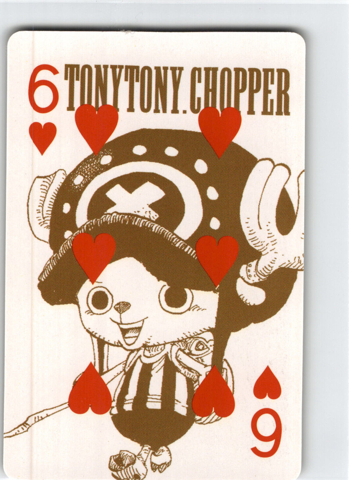 2016 One Piece Film: Gold Playing Cards 6 Hearts TonyTony Chopper