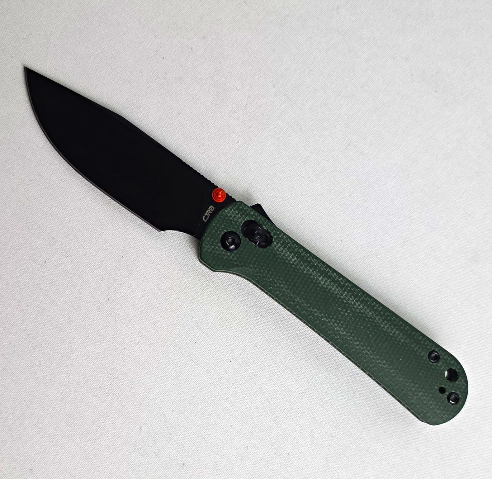 CJRB Bolt S90V Limited Edition! Green Micarta Recoil Lock J1960G-BMGN