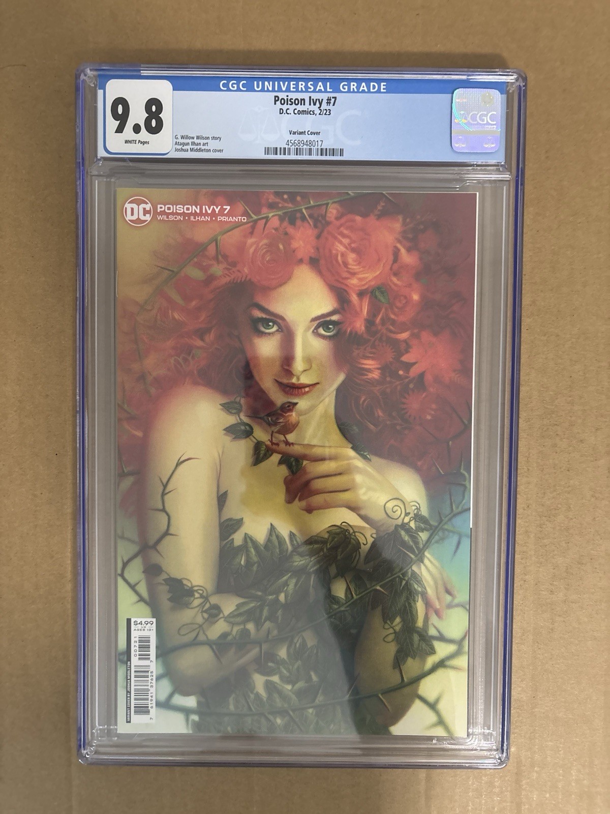 Poison Ivy 7 CGC 9.8 Joshua Middleton Variant 2023 DC ( Batman ) G Willow Wilson