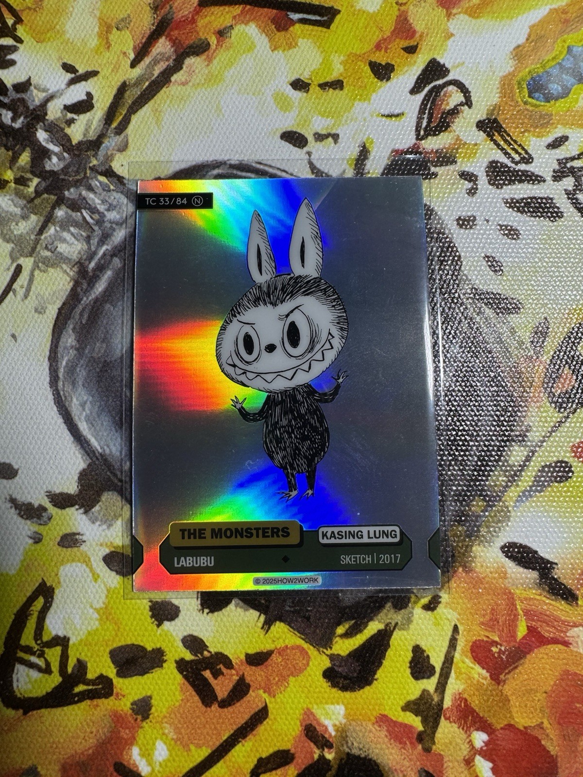 2025 How2Work THE MONSTERS Series 3 Trading Card LaBuBu 33/84 N holo