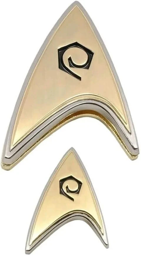 Strange new worlds set Operations Badge+ pin STAR TREK QMX official Licensed new