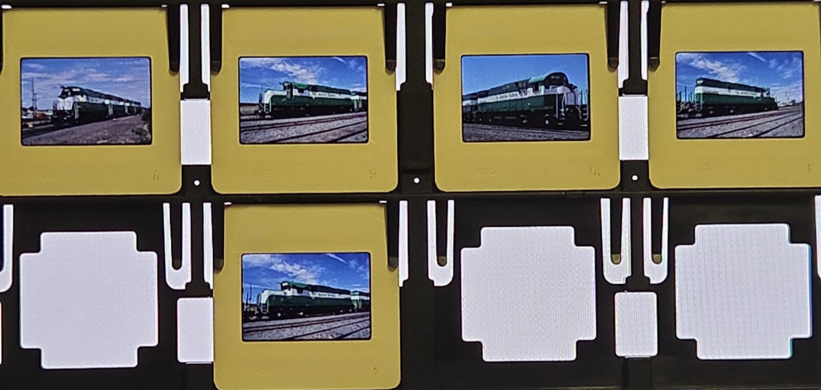 Lot 5 Original Rail Slides-APA (Apache Railway) ALCOs C420-#81/#82/#84 C424-#97