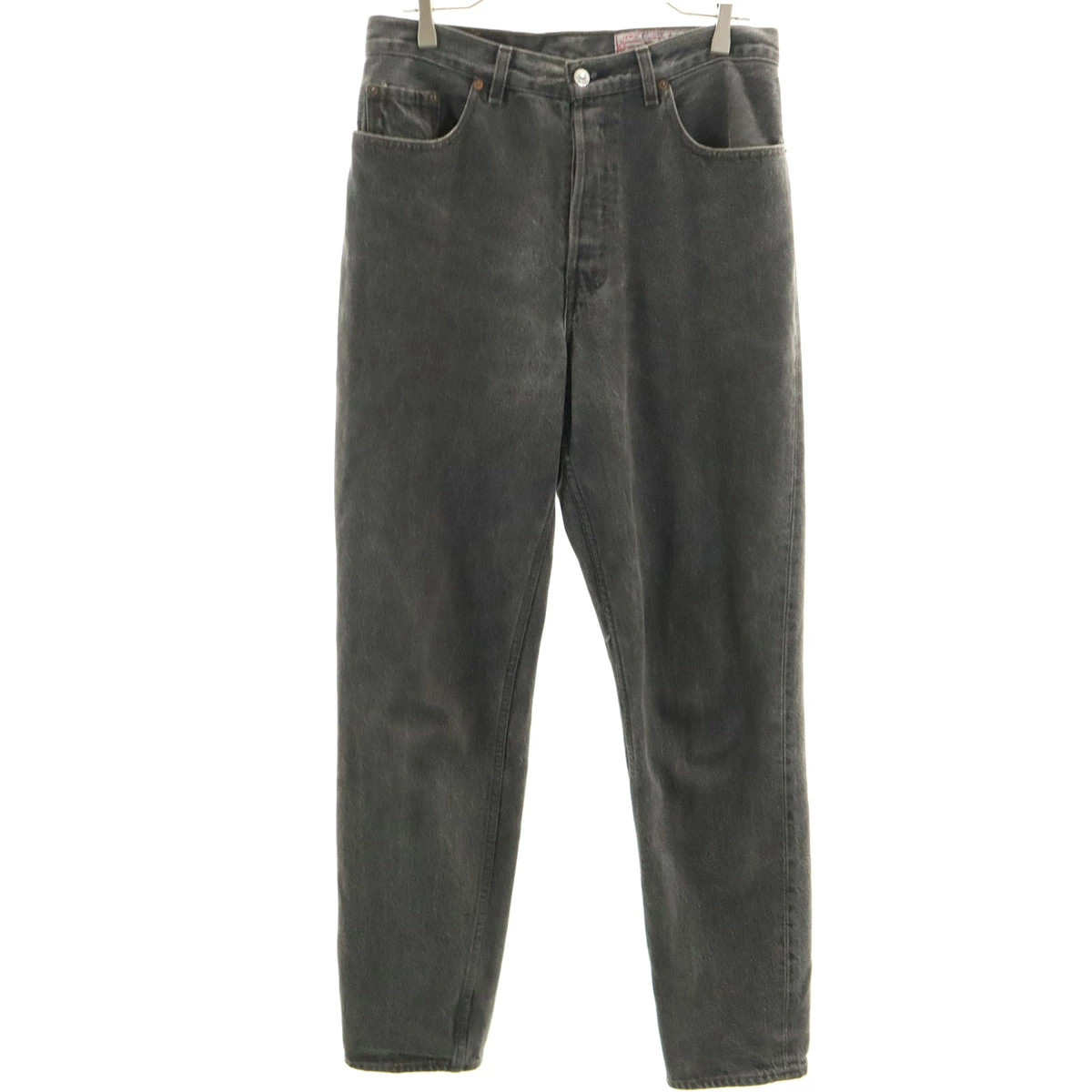 Levi’s 80s 901 Euro Tapered Denim Pants W33 Black Made in France Age 14+