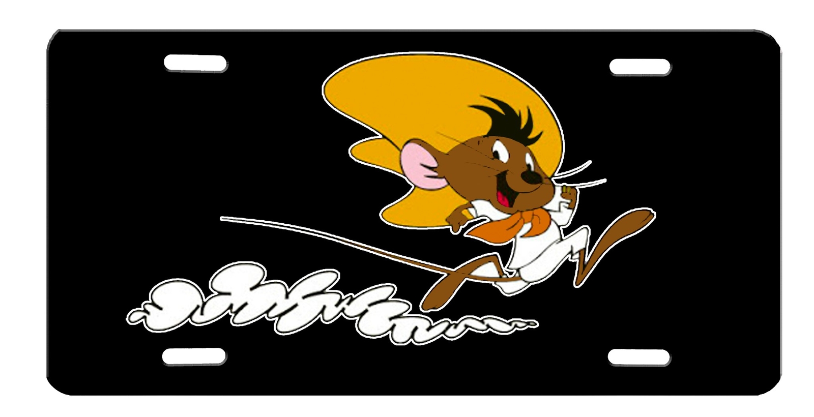 Speedy Gonzales High Gloss License Plate