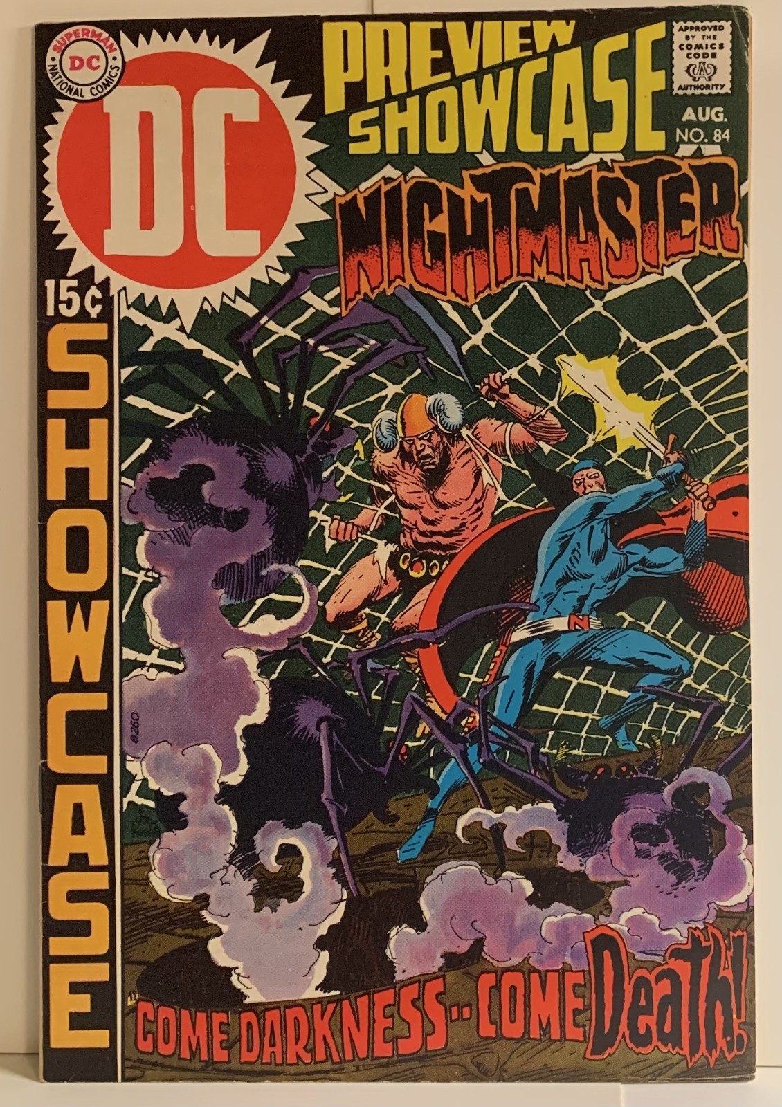 Showcase #82-84 featuring Nightmaster; O’Neil, Wrightson, Grandenetti; set of 3