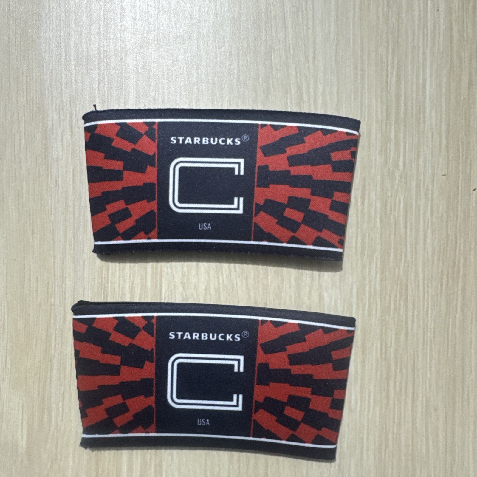 2 PACK Starbucks 2026 FIFA World Cup Reusable Cup Sleeve, Limited Edition USA