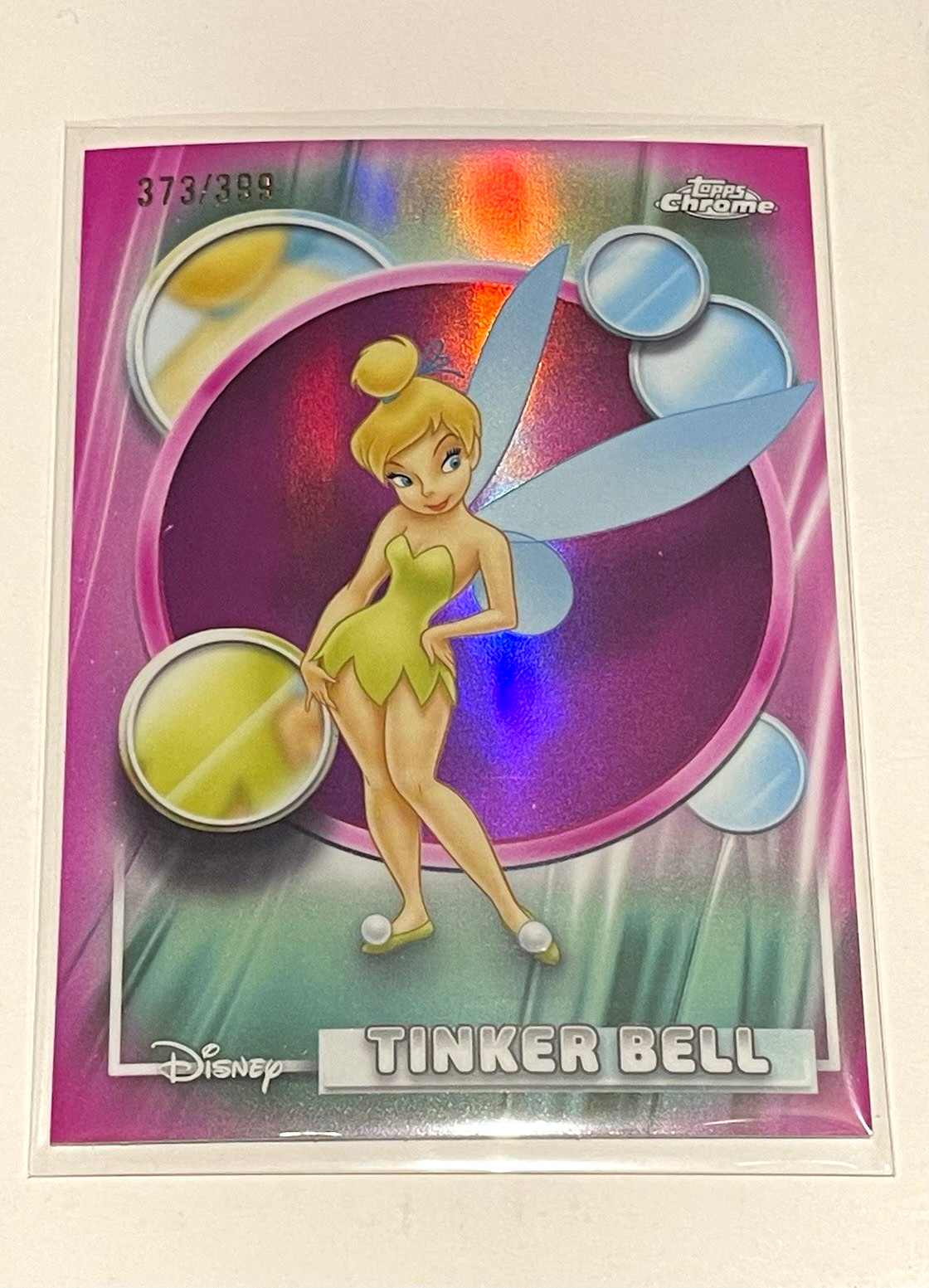 2026 Topps Chrome Disney Peter Pan Tinker Bell Trading Card #166 #373/399