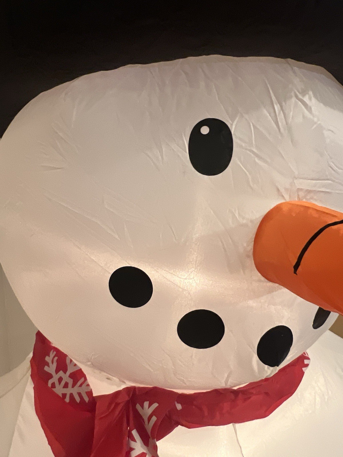 Gemmy 8ft Airblown Inflatable Snowman Light Up Tested Working Christmas 2007