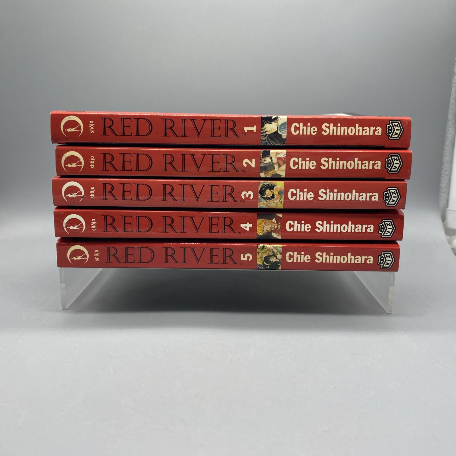 Red River Manga by Chie Shinohara Volumes 1 2 3 4 5 English Lot Of 5 READ! 1-5