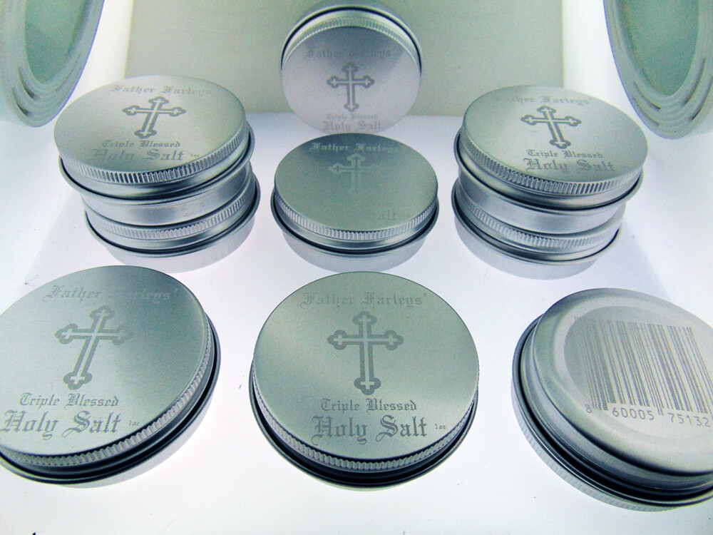 FATHER FARLEYS TRIPLE BLESSED HOLY SALT! 1OZ . FREE SHIPPING! LQQK NOW!