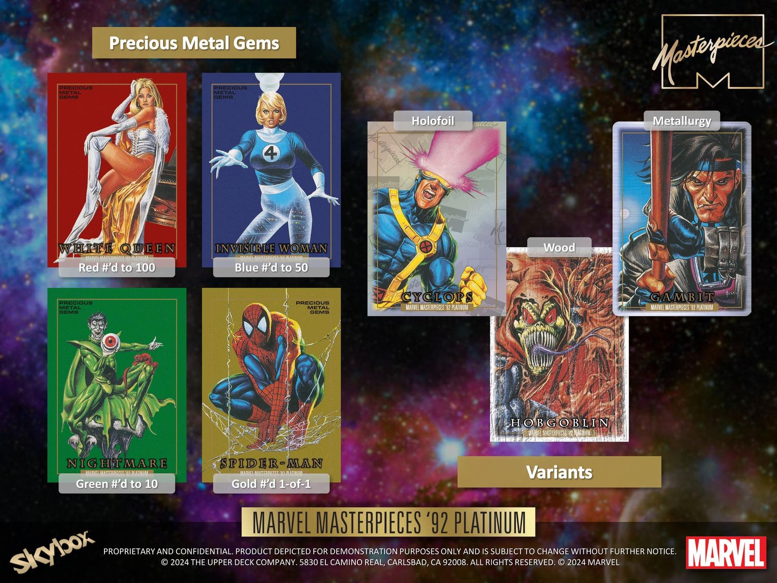 MARVEL MASTERPIECES ’92 PLATINUM HOBBY BOX (UPPER DECK 2024)