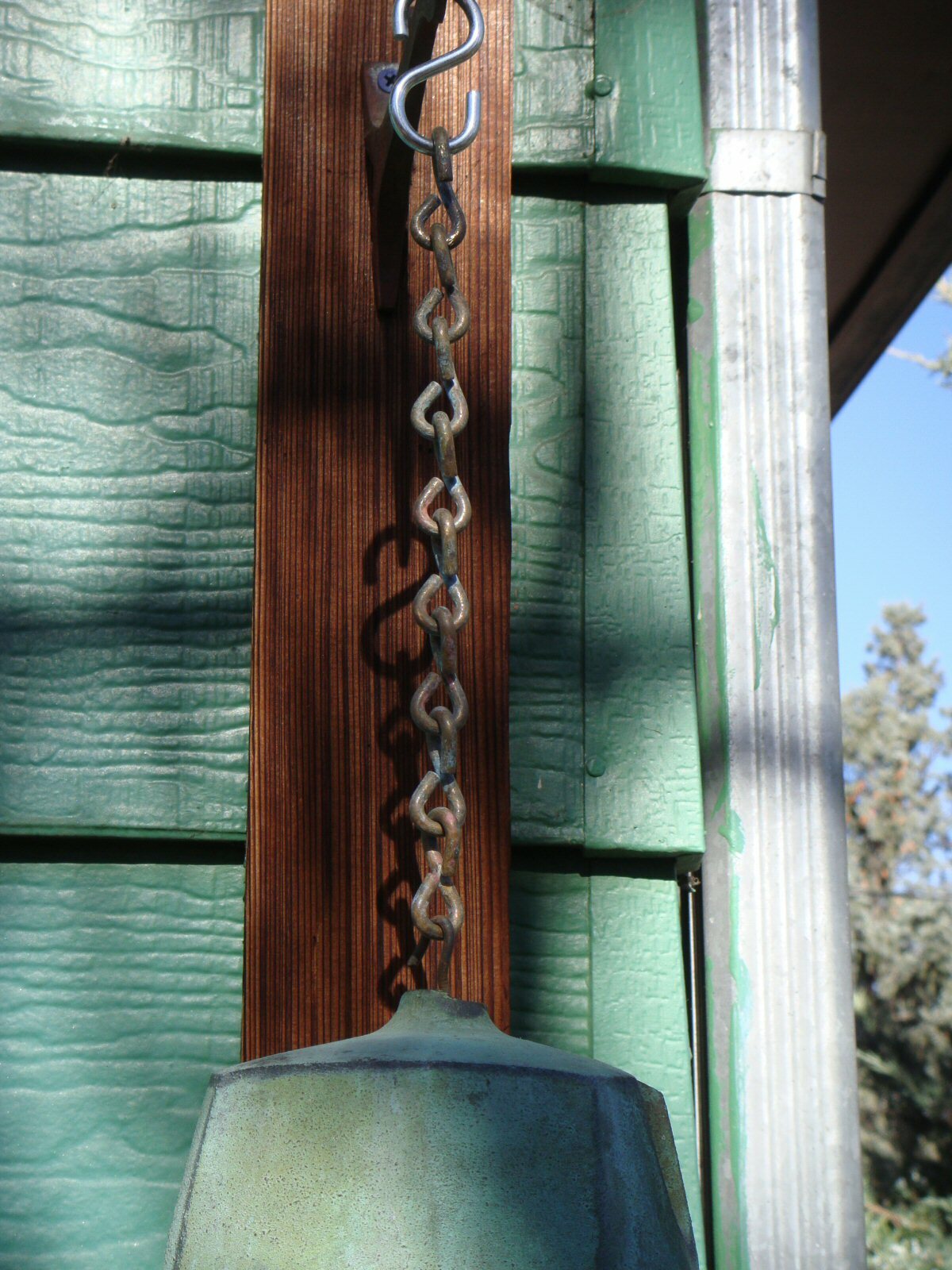 Arcosanti Soleri 9″ Patina Replacement Hanging Chain for Large Bronze Wind Bell