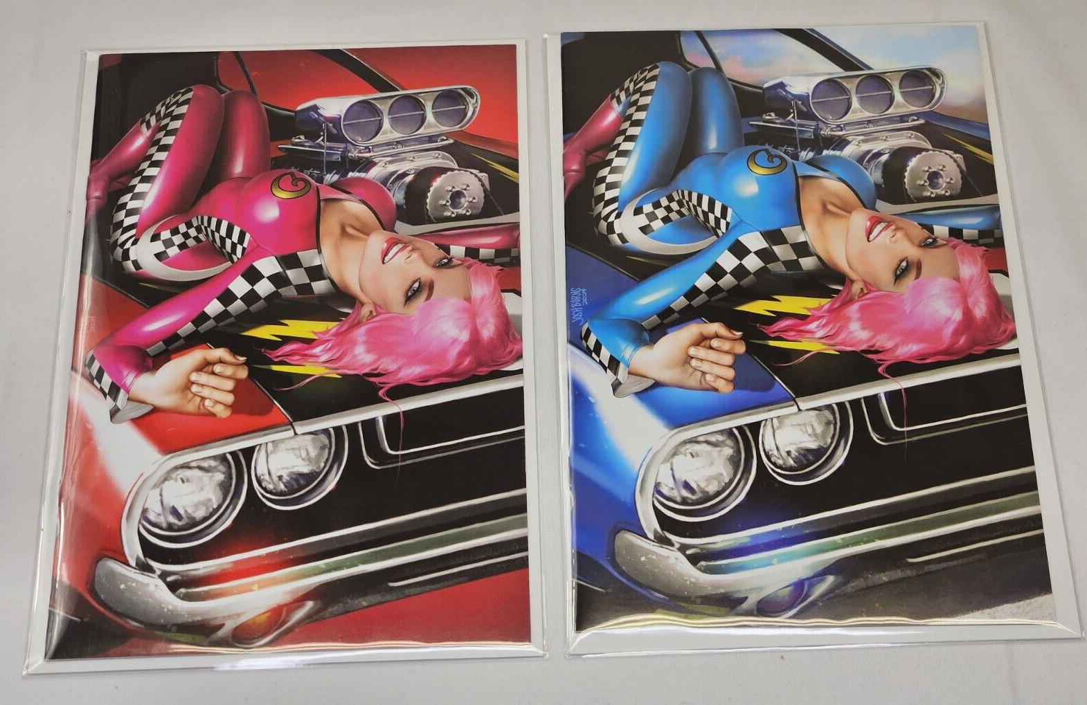 Archie & Friends Hot Rod Racing 1 Josh Burns Virgin Variant Set LTD 150/250 COA