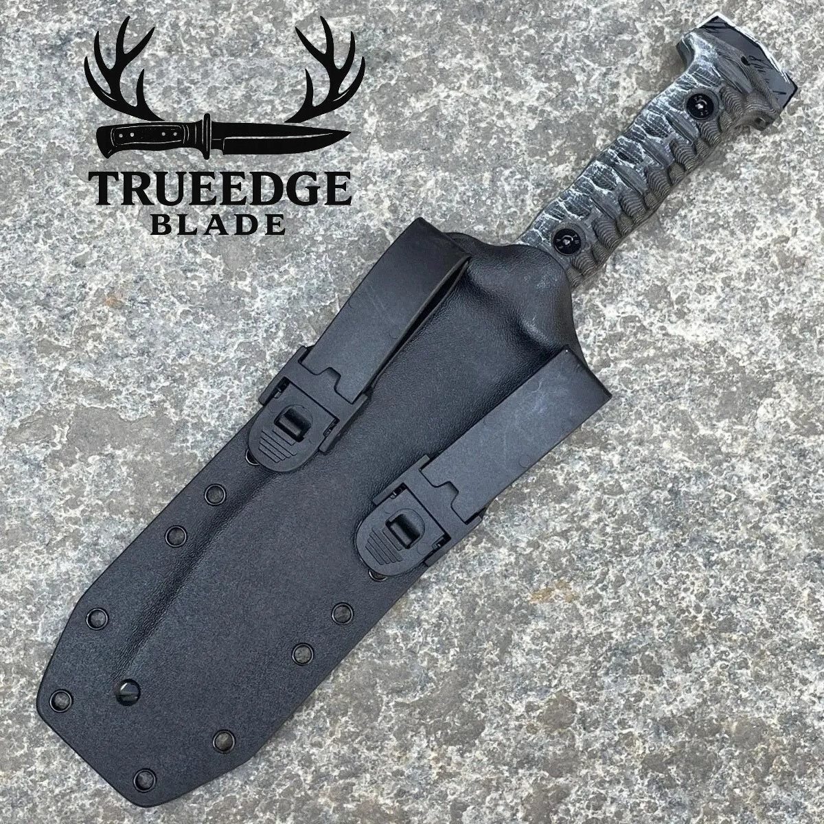 CustomHandForged Comix Color Knife – D2 Steel, Micarta Handle, Gift For Him,Dad.