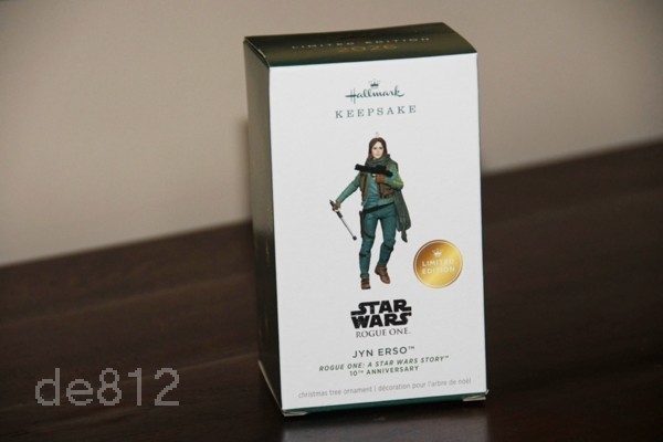 MIB Hallmark 2026 STAR WARS JYN ERSO LTD ED ORN – FREE SHIPPING