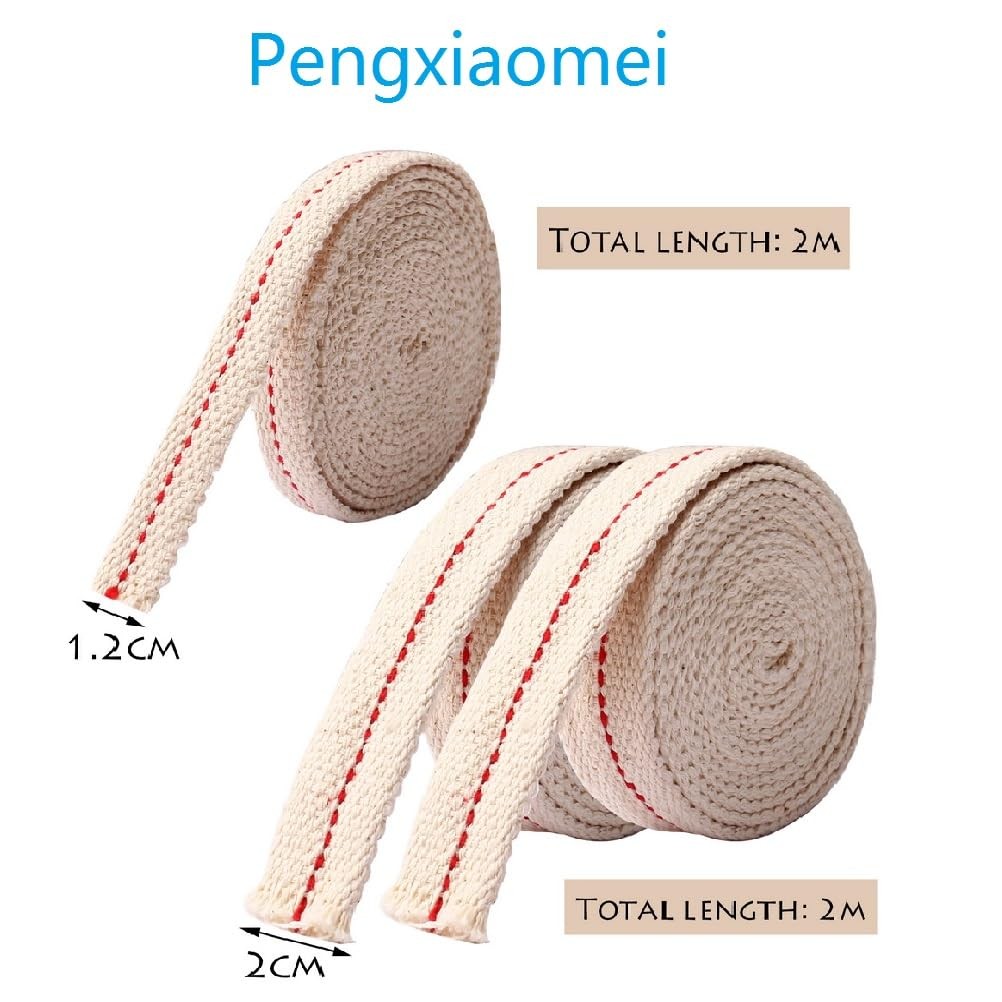 3 Rolls Flat Cotton Wick Replacement for Oil Lantern Kerosene Burner Stove