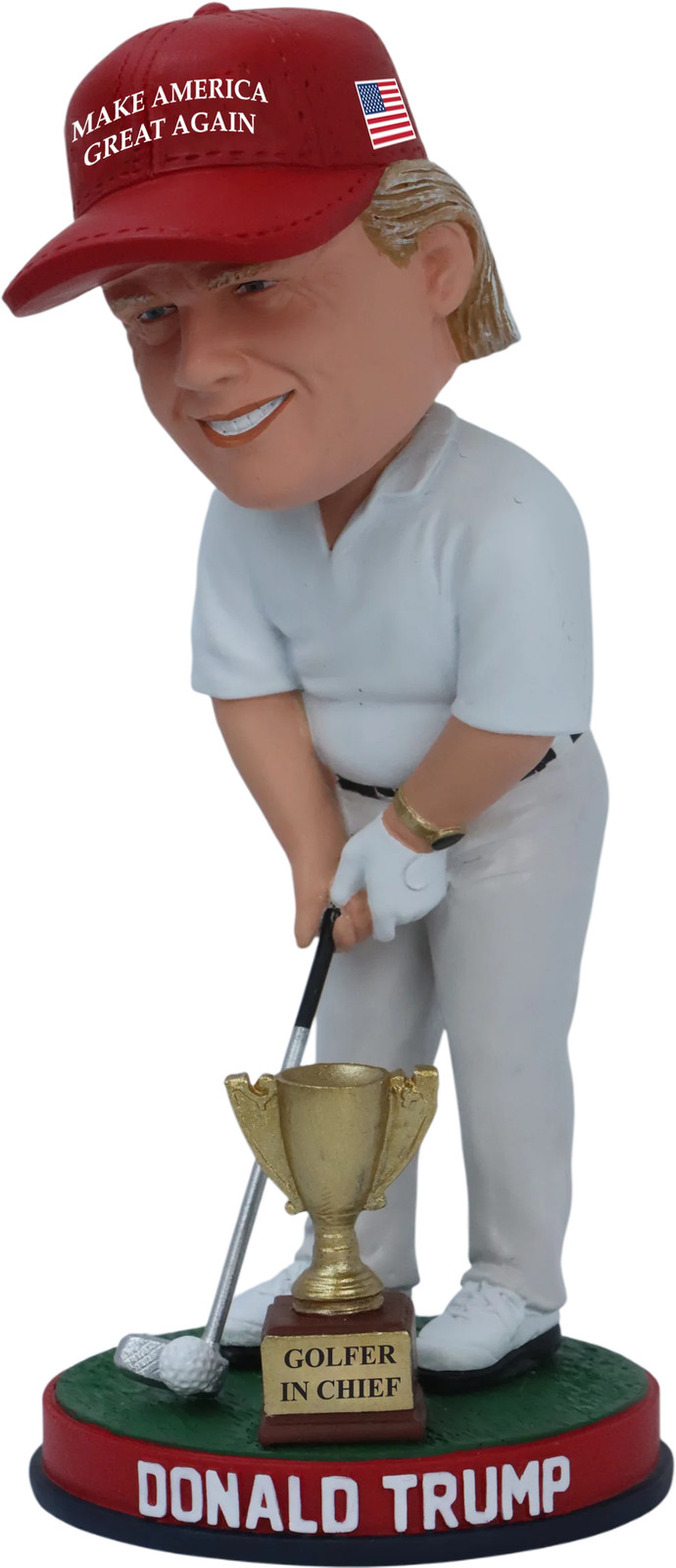 Donald Trump Golf Putting Bobblehead