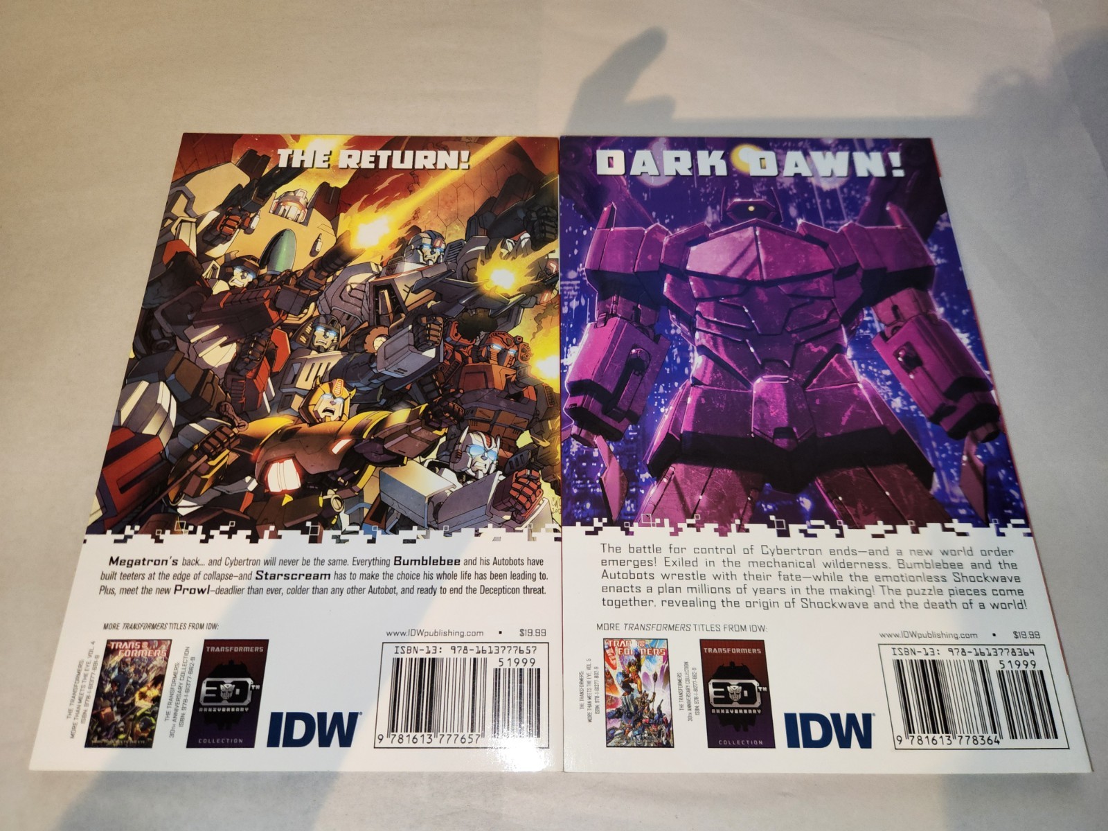 IDW TPB Transformers Robots In Disguise RID Vol 2 3 4 5 6 – 2012 ALL 1st Edition