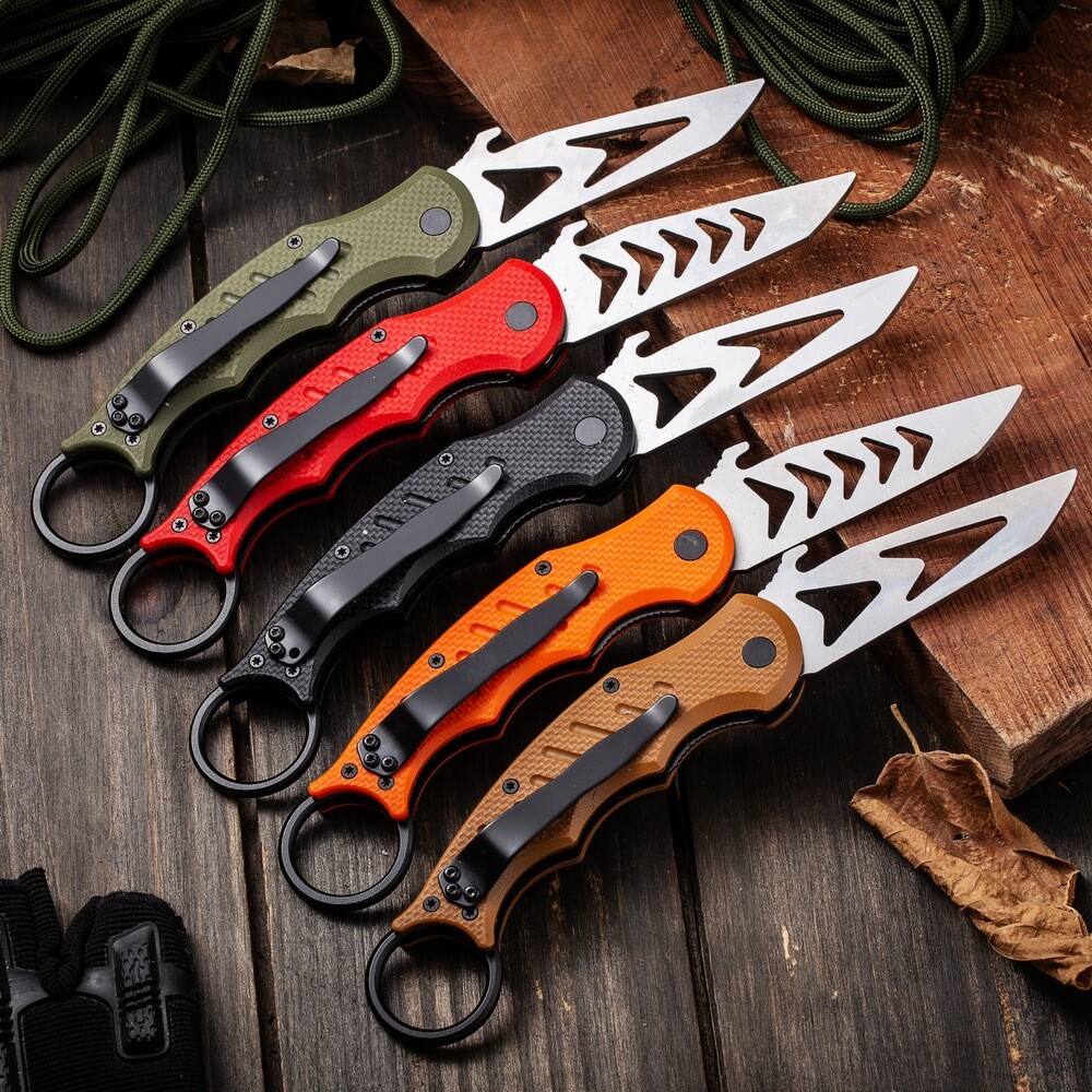 New Training Knife Trainer Folding Blade Fiber Toy Saber with Bottle Opener Gift