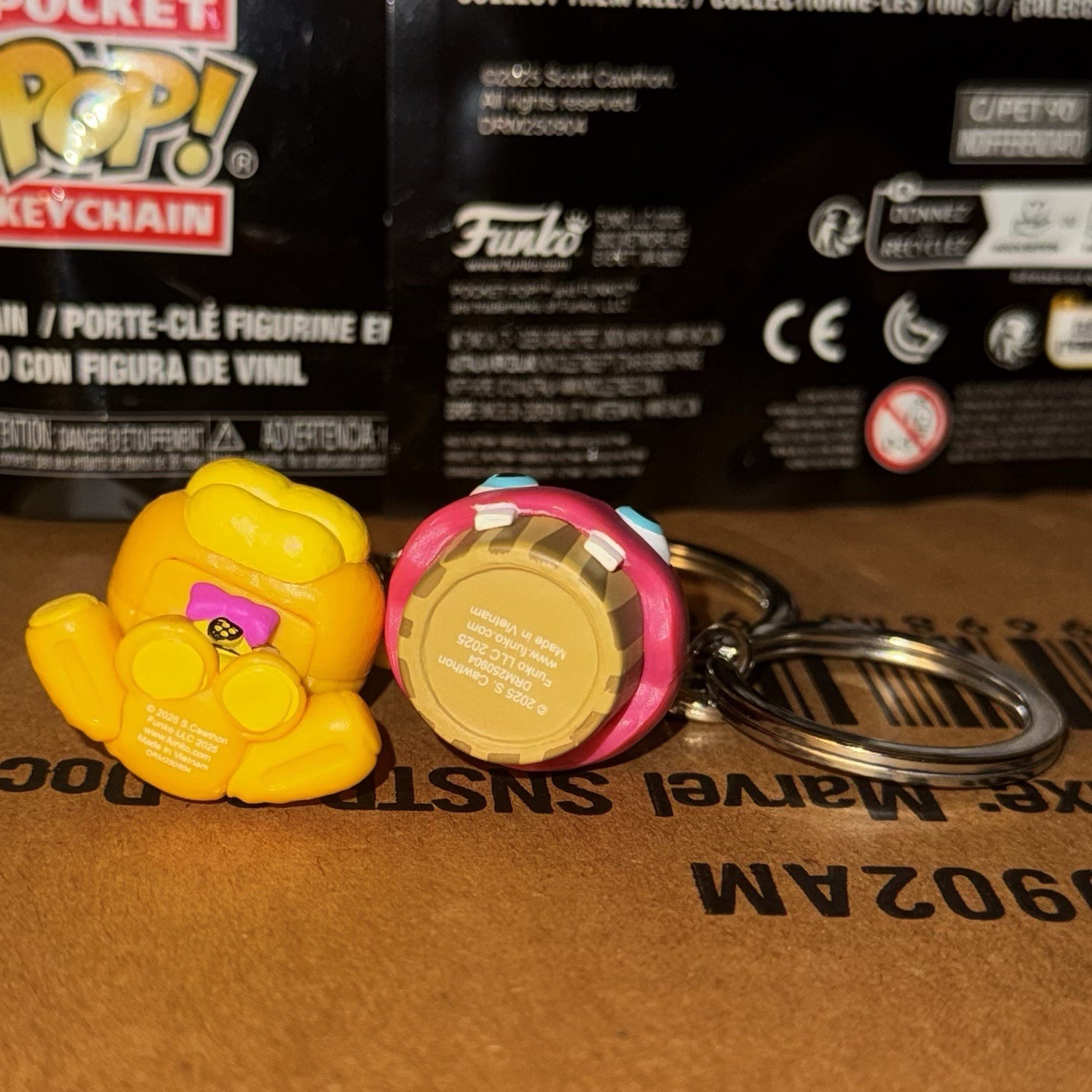 Fredbear & Cupcake Five Nights at Freddy’s Mystery Pocket Pop Keychain FNaF