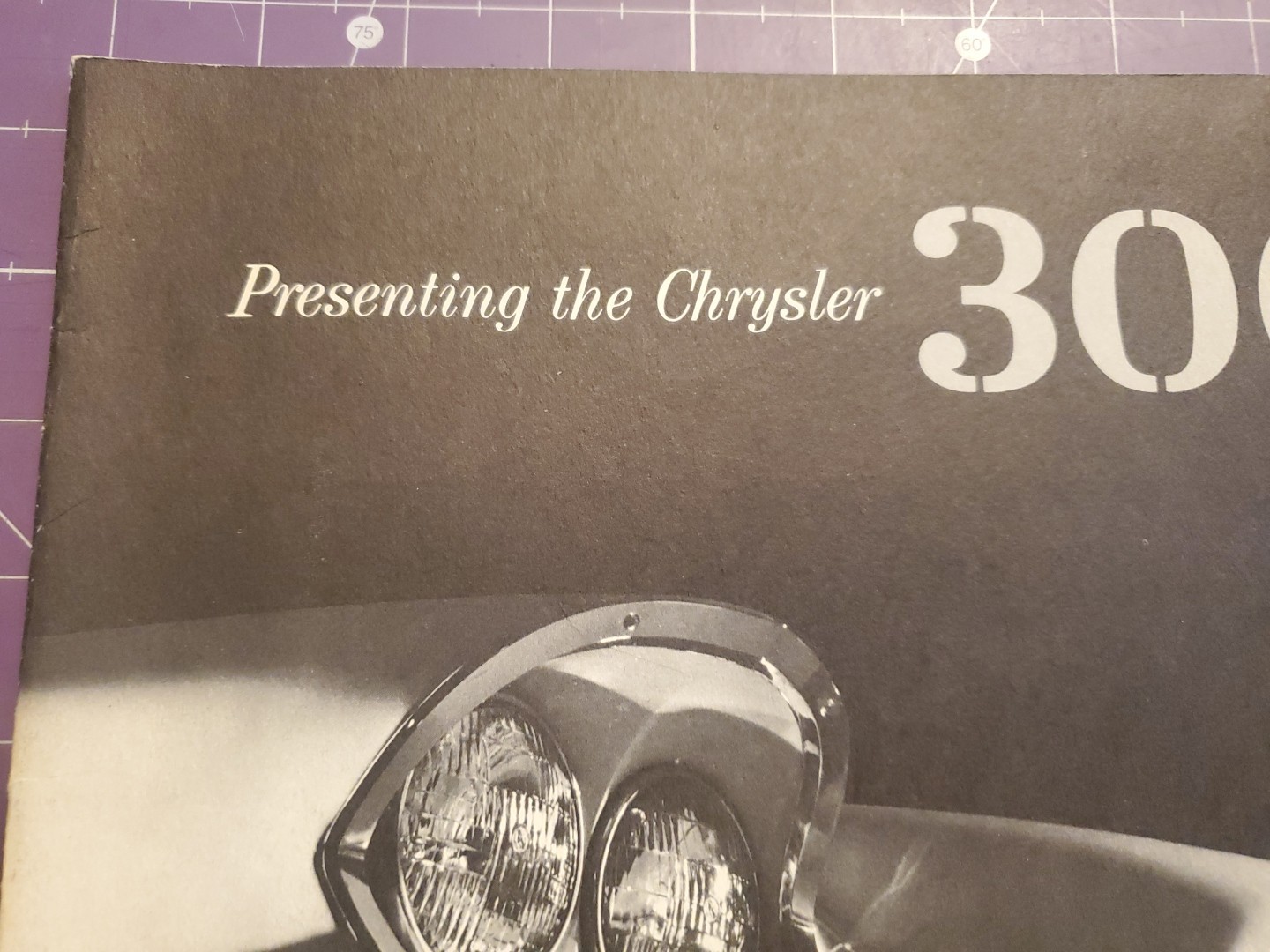 1958 Chrysler 300 D Large Brochure