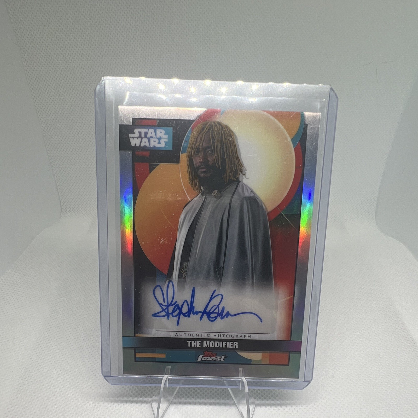 Topps 2020 Star Wars Finest Autograph Thundercat The Modifier FA-THU