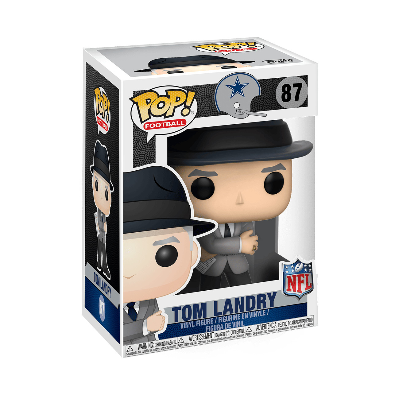 Funko Pop! NFL: Dallas Cowboys – Tom Landry #87