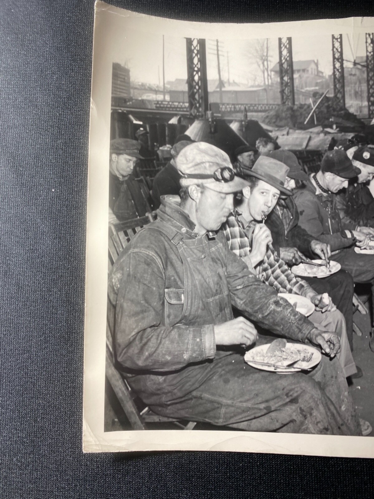WW2 Workers Eat Dinner After Military Speeches at Bombmaker Darby Corp Kansas