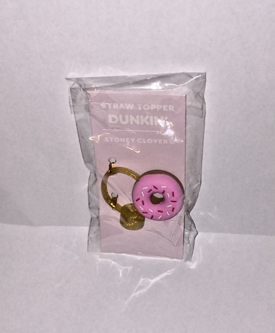Dunkin Donuts straw topper Stoney Clover 2026 Lavender Sealed summer
